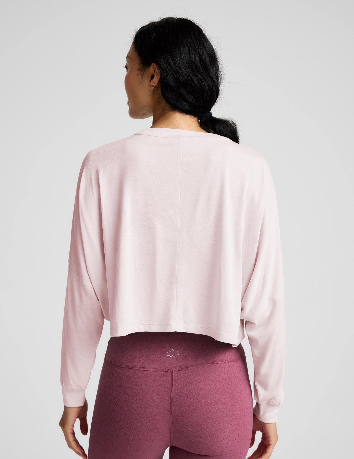 Beyond Yoga Studio Luxe Cropped Long Sleeve Tee