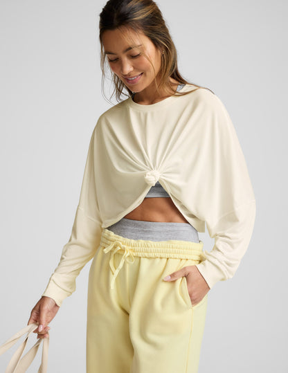 Beyond Yoga Studio Luxe Cropped Long Sleeve Tee