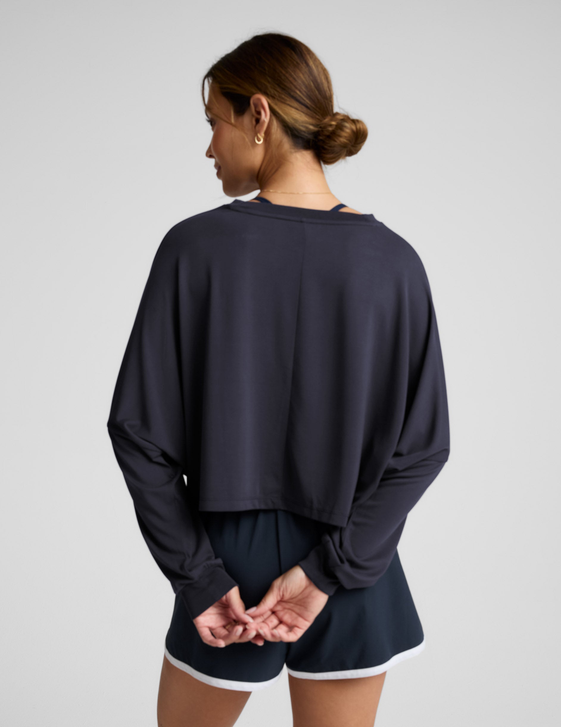 Beyond Yoga Studio Luxe Cropped Long Sleeve Tee