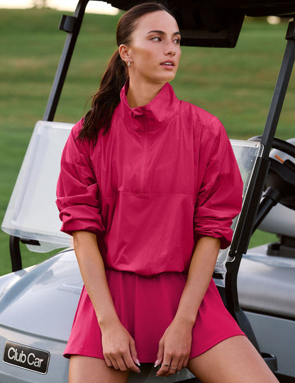 Beyond Yoga Places To Go UV Protection Half Zip Jacket