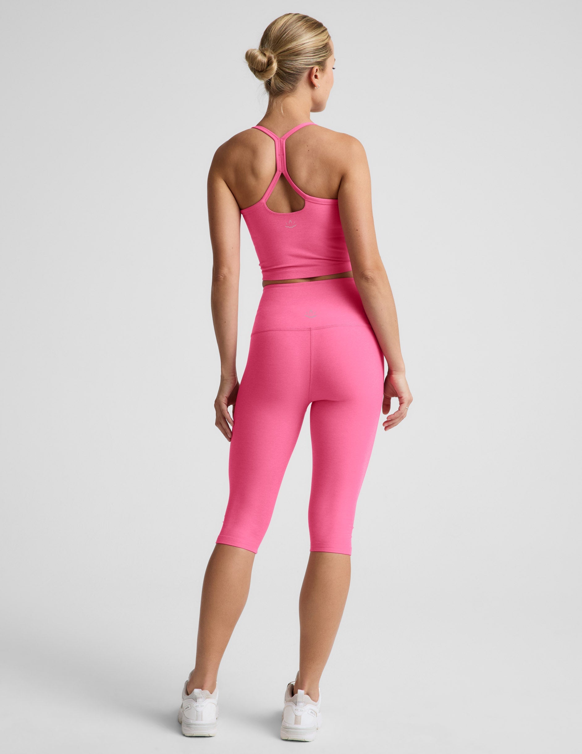 Beyond Yoga Women's Pedal Pusher Spacedye Legging - Pink