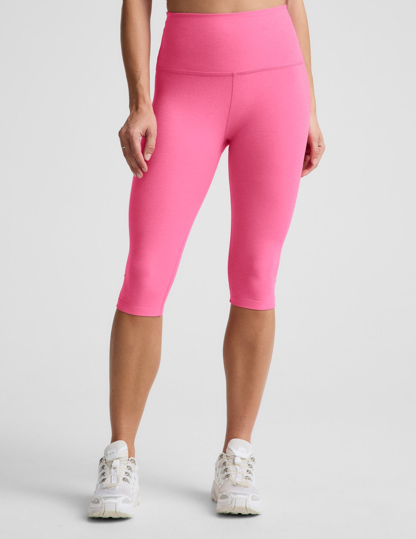 Beyond Yoga Women's Pedal Pusher Spacedye Legging - Pink