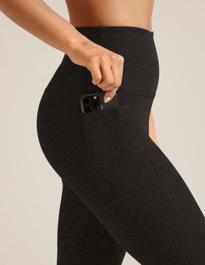 Beyond Yoga High Waisted Spacedye Capri Legging - Darkest Night