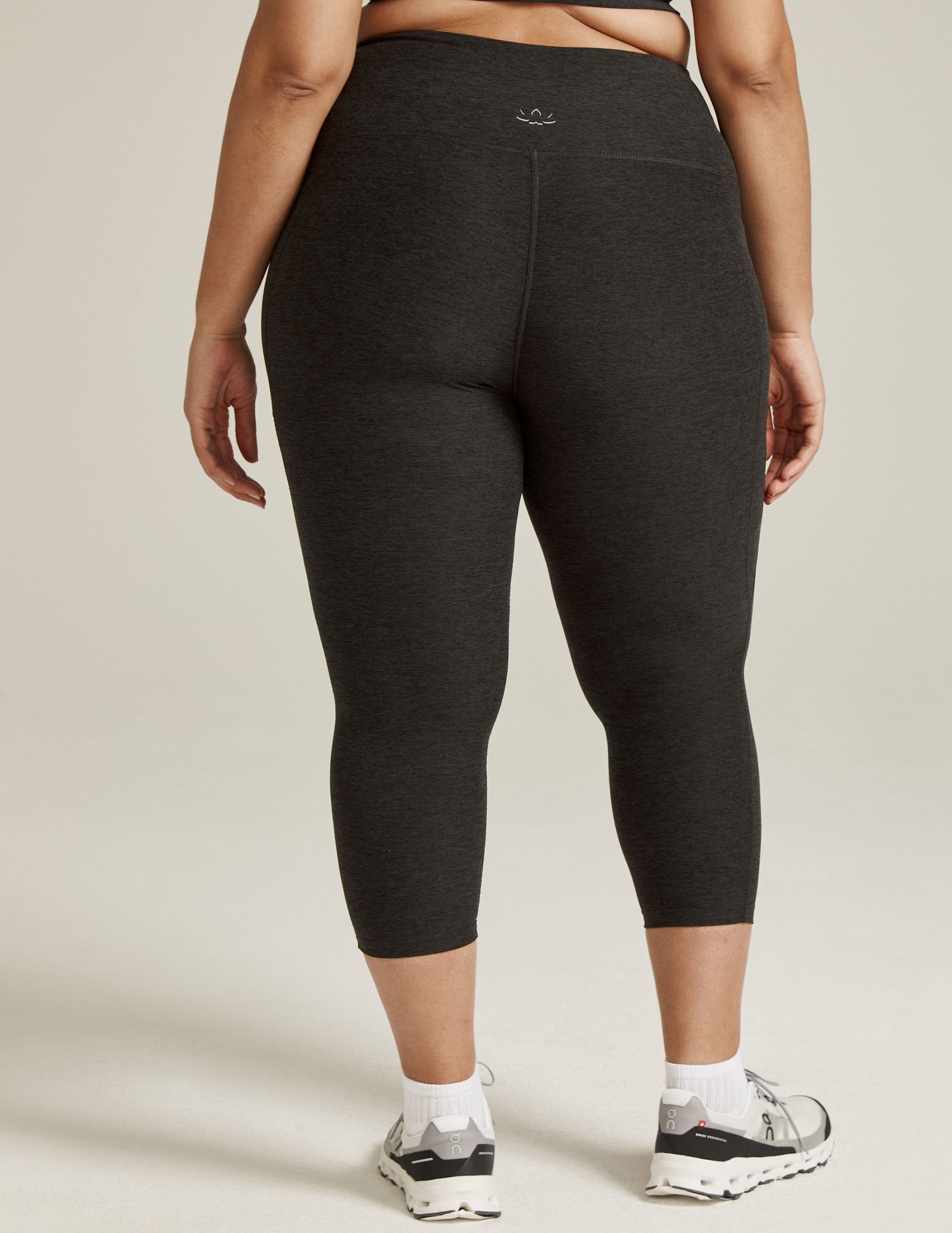 Beyond Yoga High Waisted Spacedye Capri Legging - Darkest Night