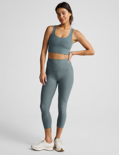Beyond Yoga Women's Yoga Spacedye Legging - Storm Heather