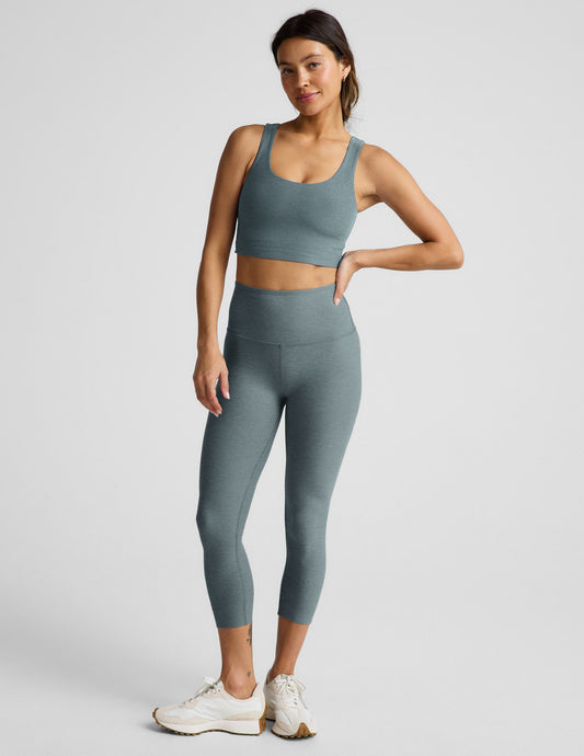 Beyond Yoga Women's Yoga Spacedye Legging - Storm Heather