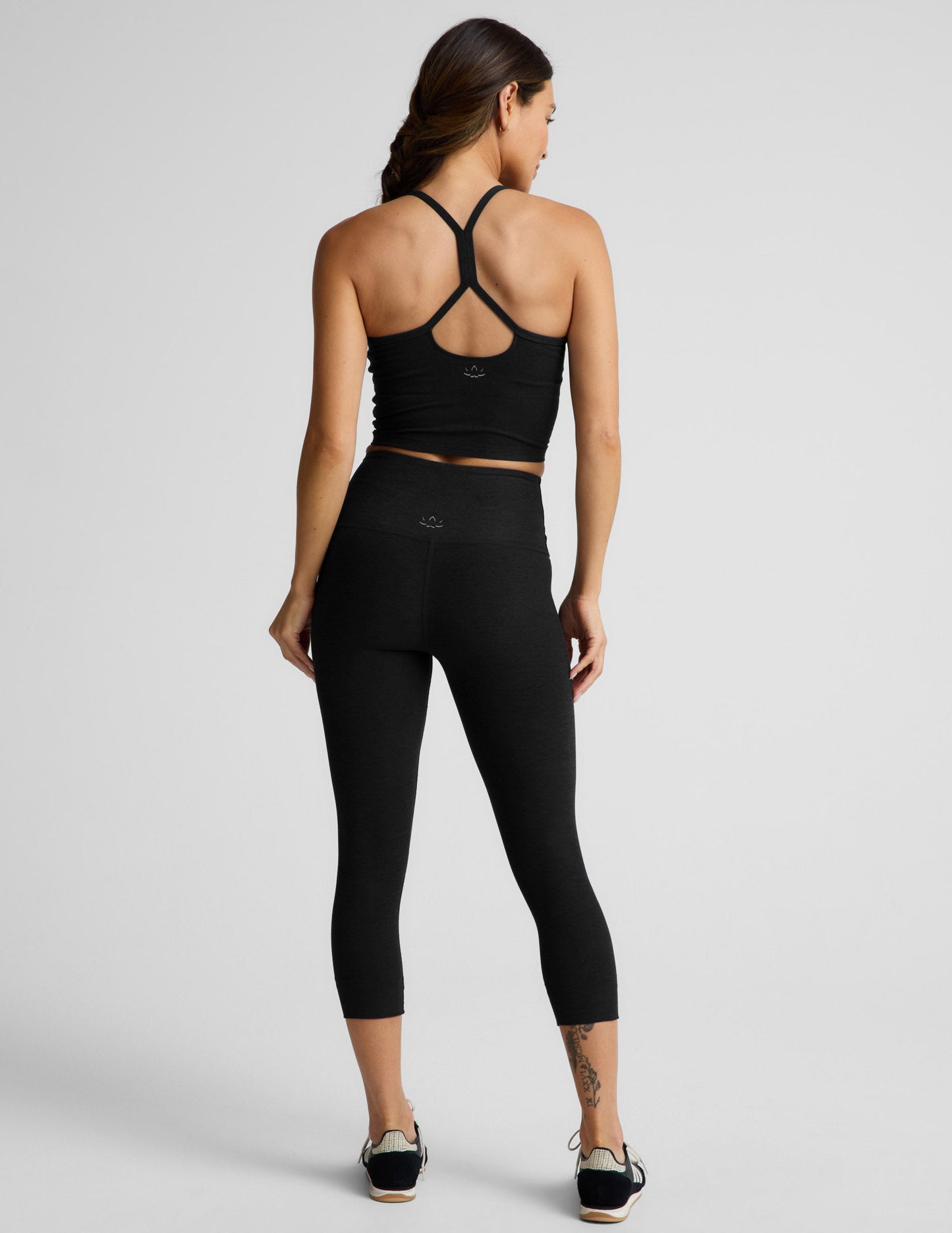 Beyond Yoga Women's Yoga Capri Spacedye Leggings - Black