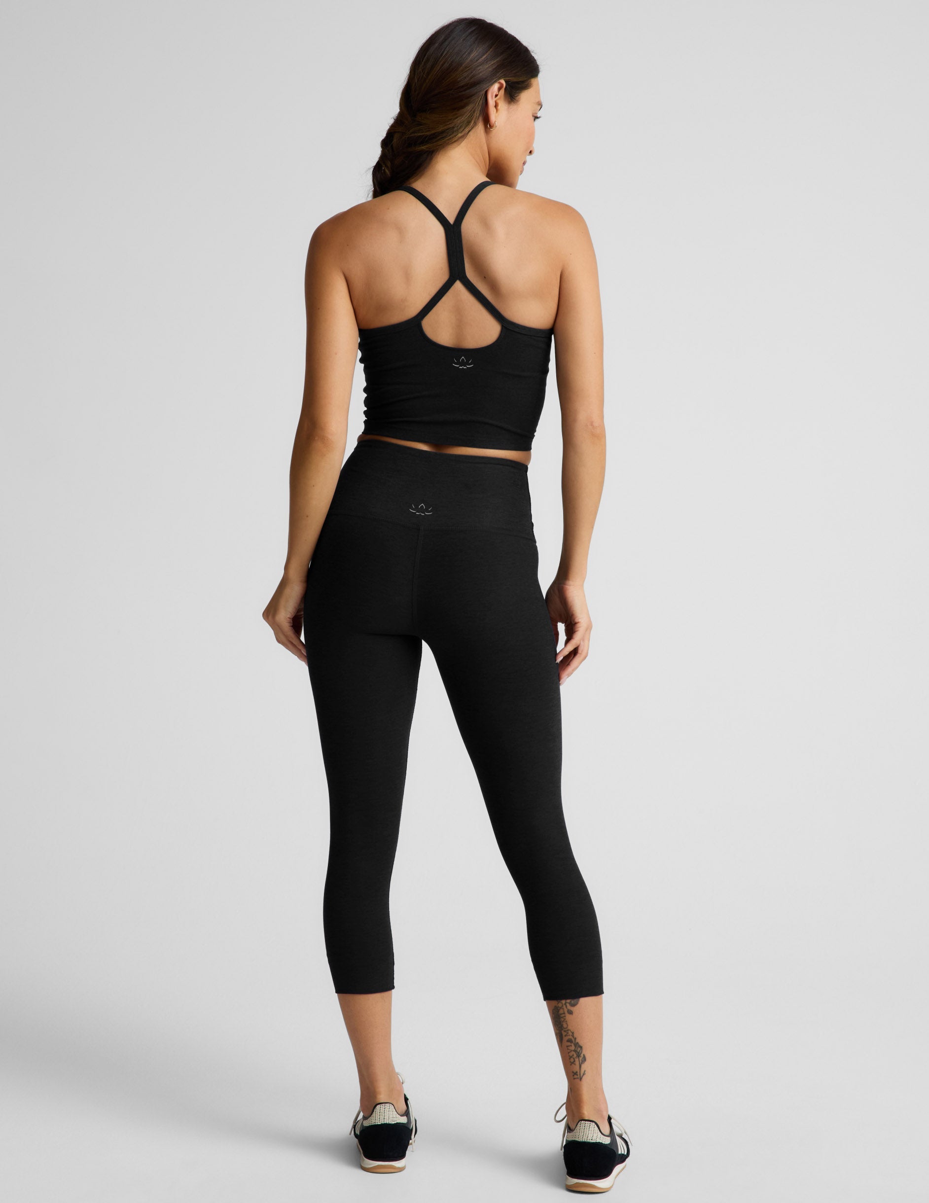 Beyond Yoga Women's Yoga Capri Spacedye Leggings - Black