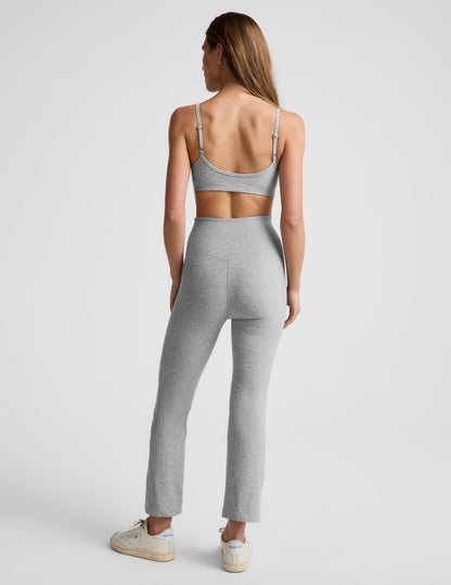 Beyond Yoga High Waisted Kick Flare Spacedye Pant - Silver Mist