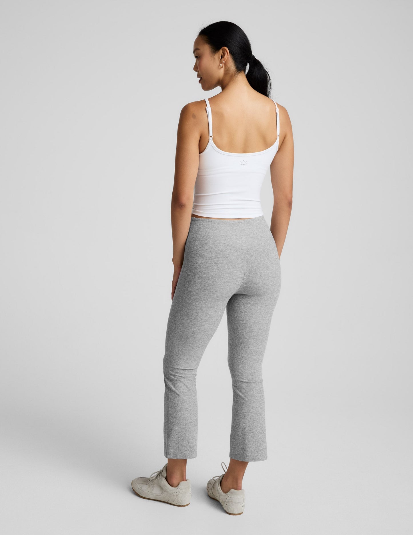 Beyond Yoga High Waisted Kick Flare Spacedye Pant - Silver Mist