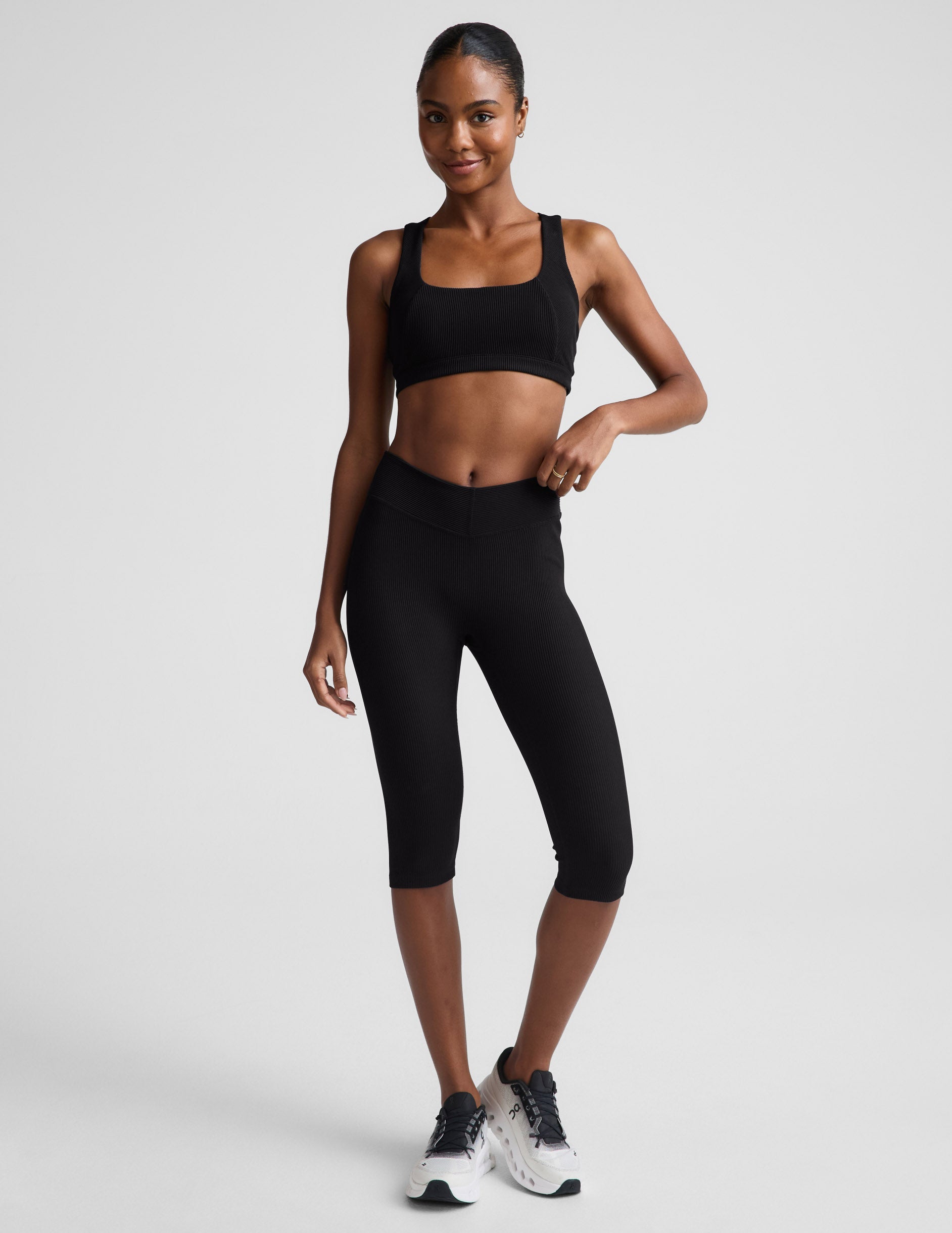 Beyond Yoga Women's Pedal Pusher Impulse Leggings - Black
