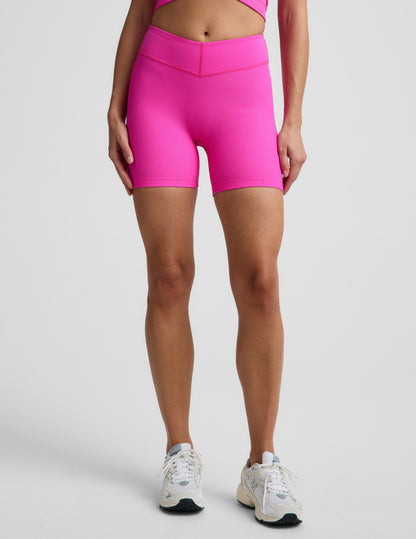 Beyond Yoga Women's Ribbed Impulse Shorts - Pink Glow
