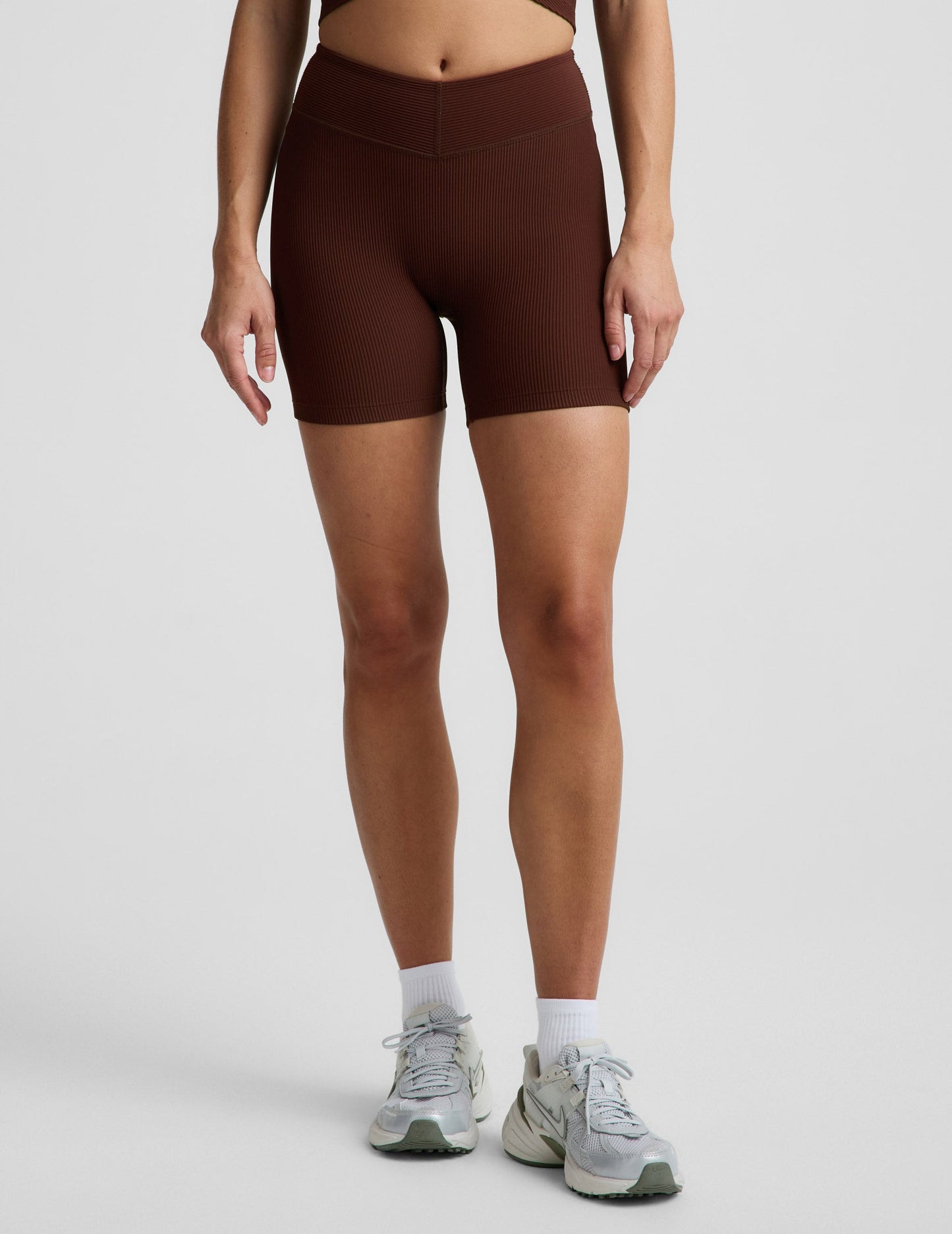 Beyond Yoga Women's Ribbed Impulse Shorts - Iced Mocha