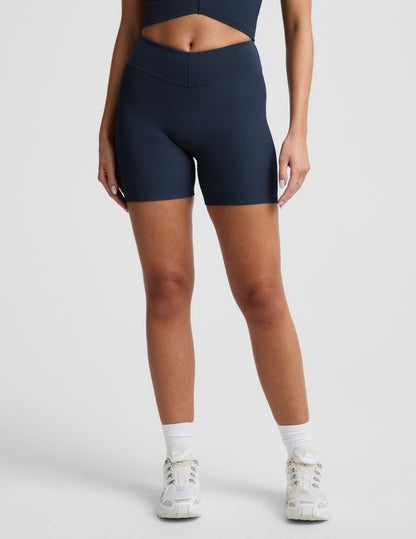 Beyond Yoga Women's Ribbed Impulse Shorts - Nocturnal Navy