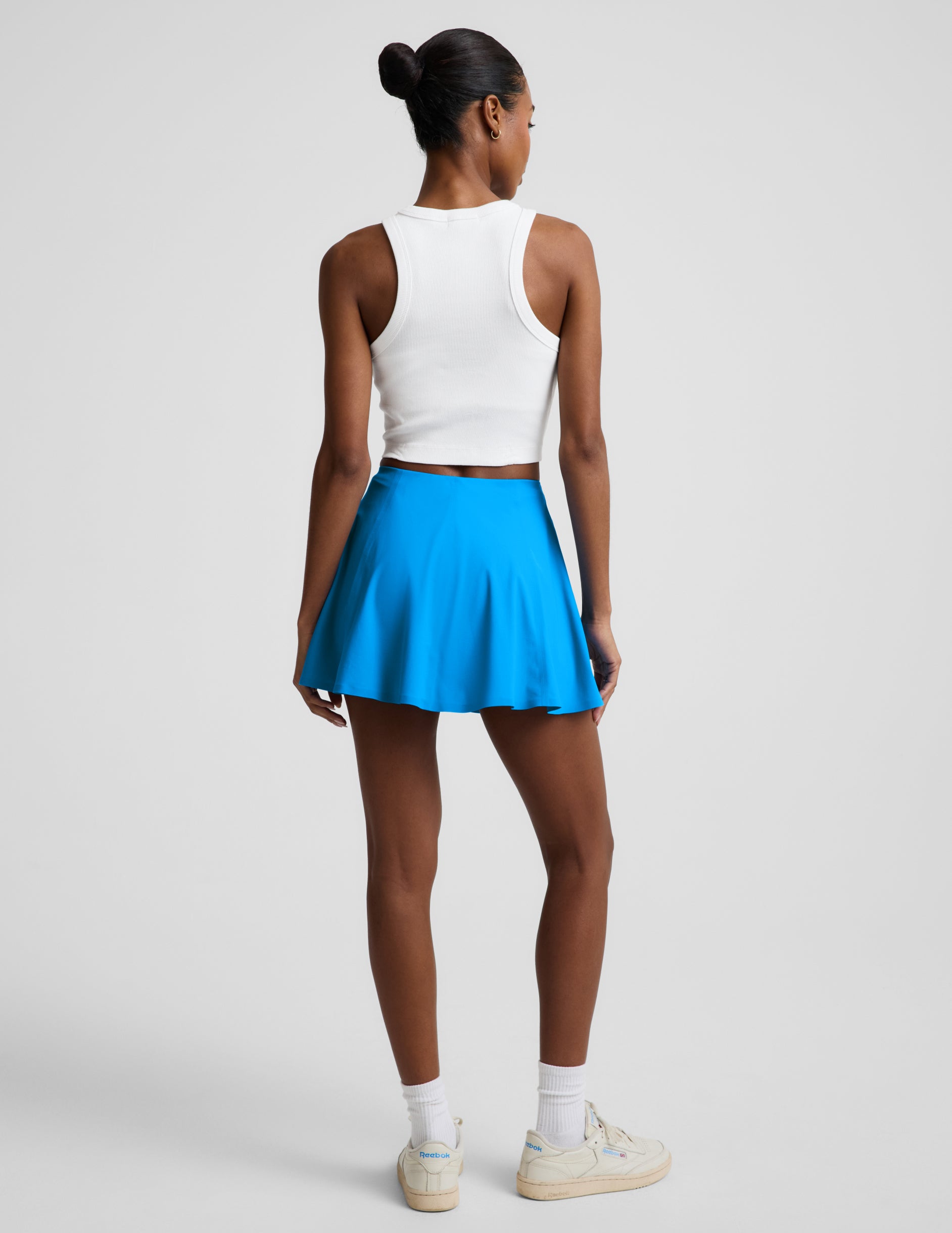 Beyond Yoga Women's Mini Tennis Skirt With Shorts - Blue