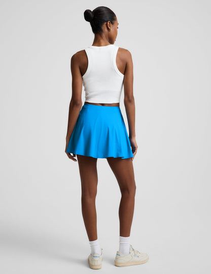 Beyond Yoga Women's Mini Tennis Skirt With Shorts - Blue