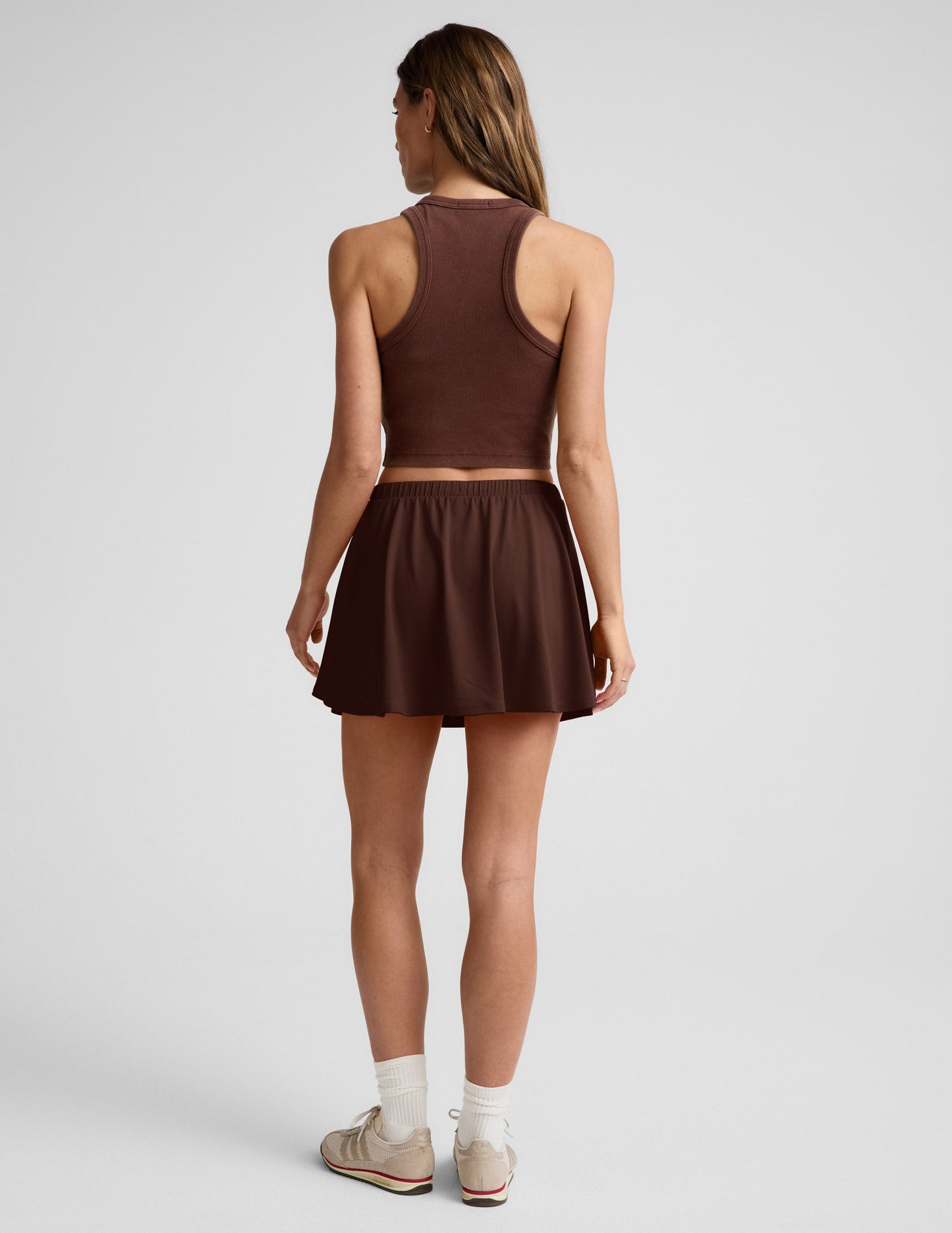 Beyond Yoga Women's Mini Sport Active Skirt - Iced Mocha