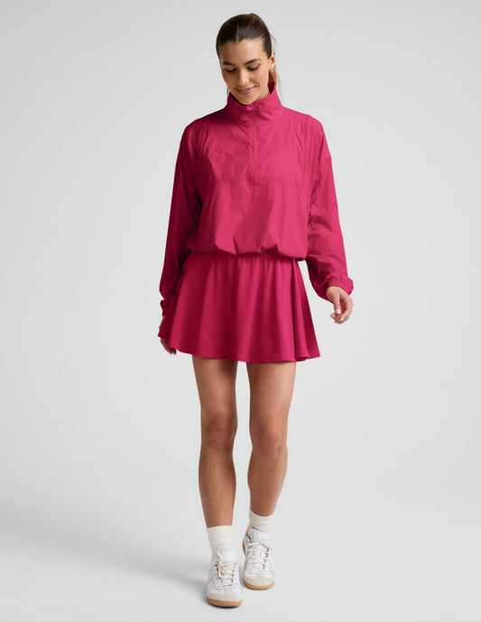 Beyond Yoga Women's Sport Drawcord Mini Skirt - Berry Red