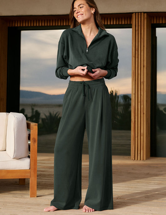 Beyond Yoga Women's Luxe Sandwash Pants - Slate Green