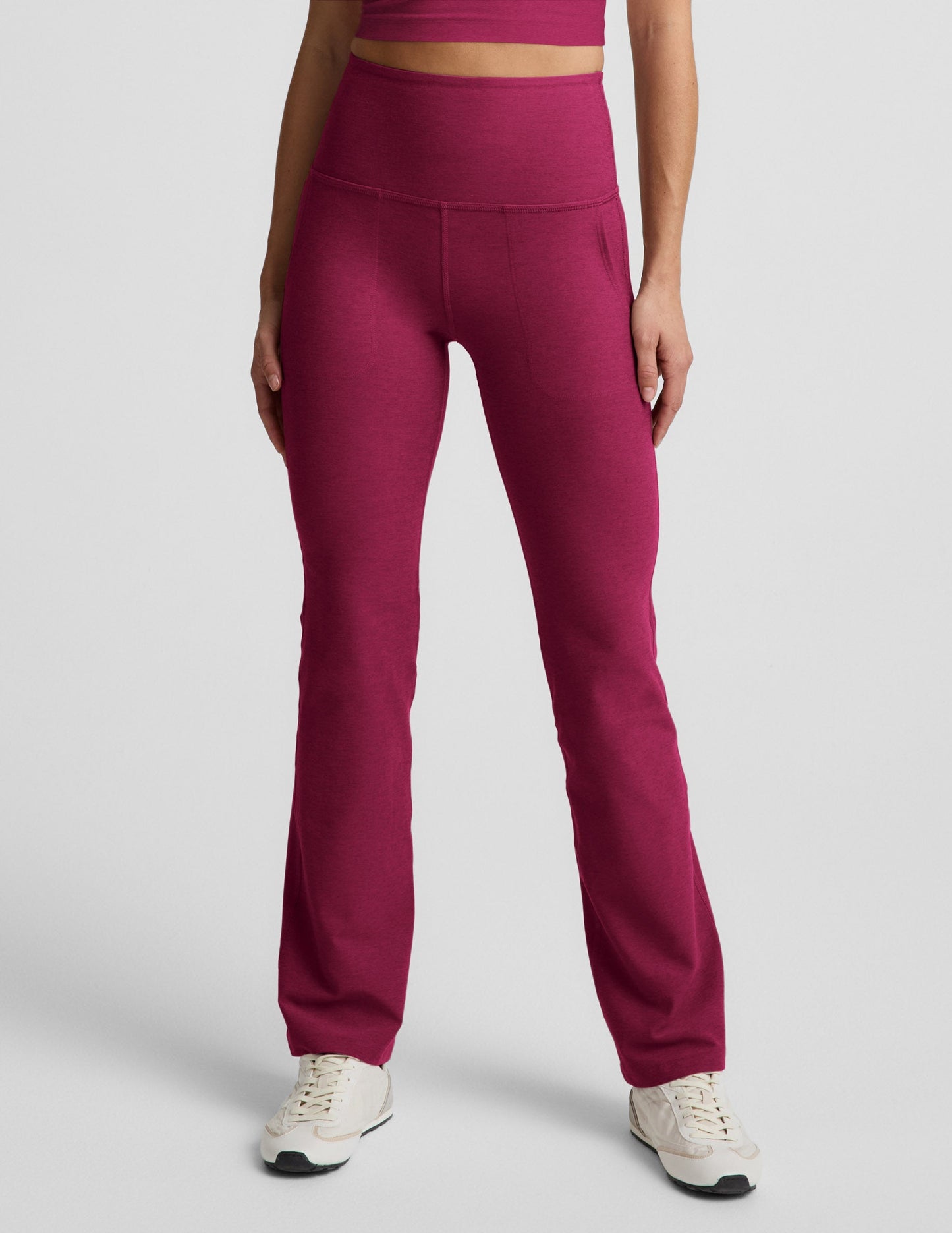Beyond Yoga Women's 31" Spacedye™ Pants - Sangria Heather