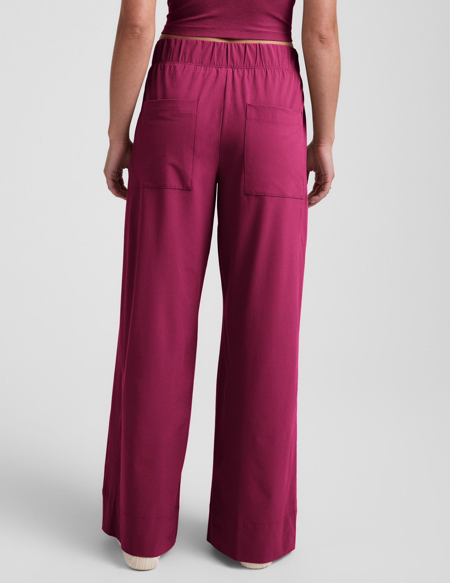 Beyond Yoga Women's 29" Easy Wide Leg Pants - Sangria