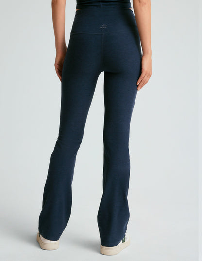 Beyond Yoga High Waisted Boot Cut Spacedye Pants - Nocturnal Navy