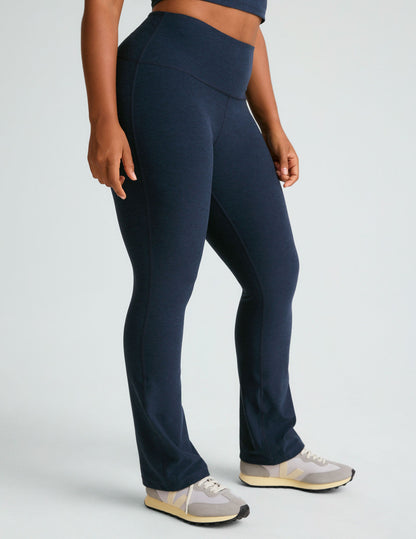 Beyond Yoga High Waisted Boot Cut Spacedye Pants - Nocturnal Navy