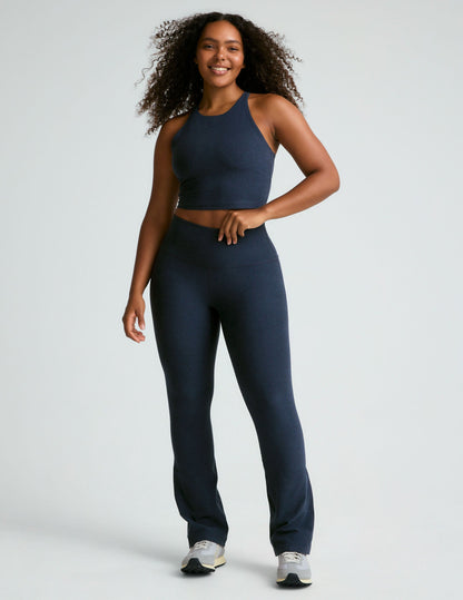 Beyond Yoga High Waisted Boot Cut Spacedye Pants - Nocturnal Navy