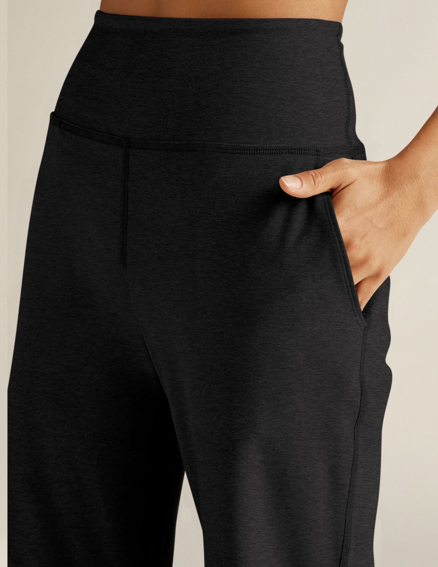 Beyond Yoga Women's Wide Leg Spacedye Laid Back Pants - Darkest Night