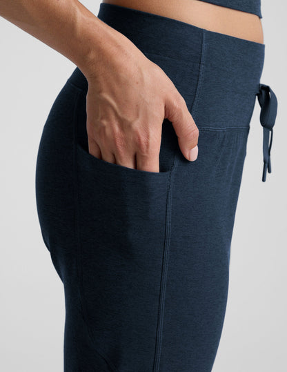 Beyond Yoga High Waisted Spacedye Go Pocket Jogger - Nocturnal Navy