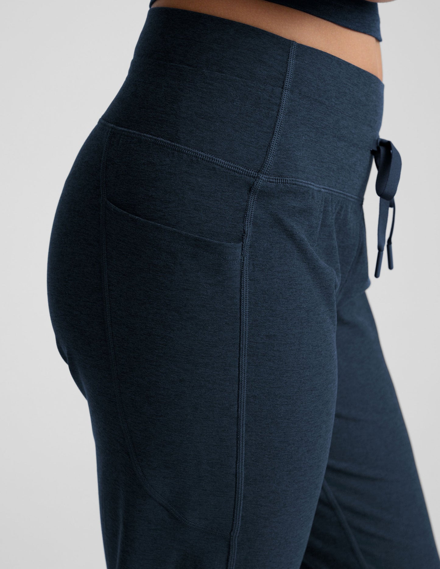 Beyond Yoga High Waisted Spacedye Go Pocket Jogger - Nocturnal Navy