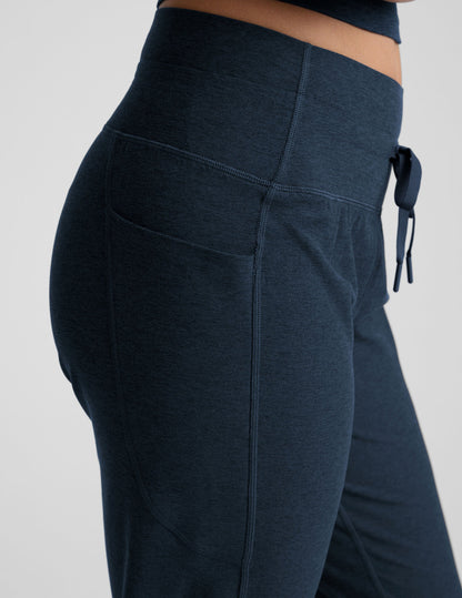Beyond Yoga High Waisted Spacedye Go Pocket Jogger - Nocturnal Navy
