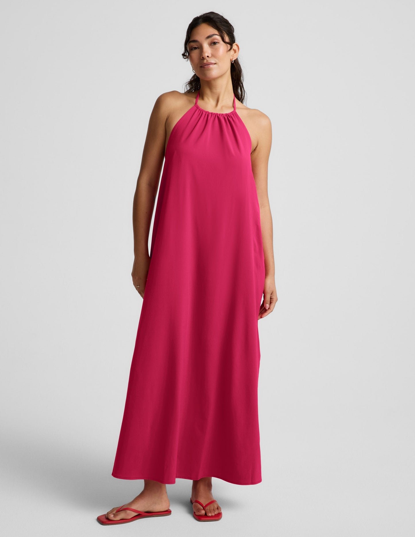 Beyond Yoga Go With The Flow Halter Dress