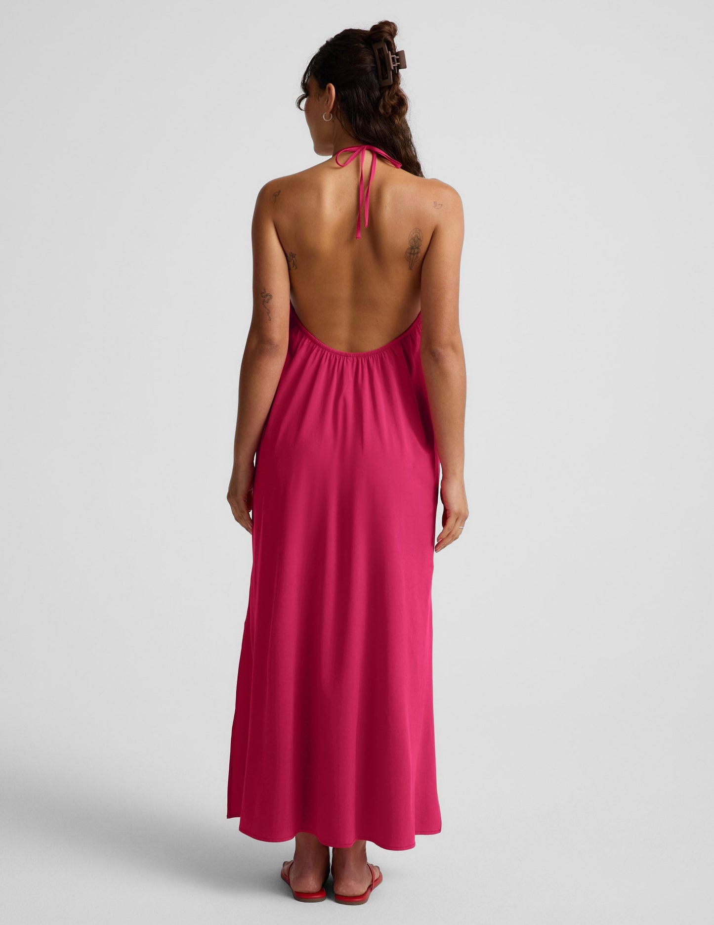 Beyond Yoga Go With The Flow Halter Dress