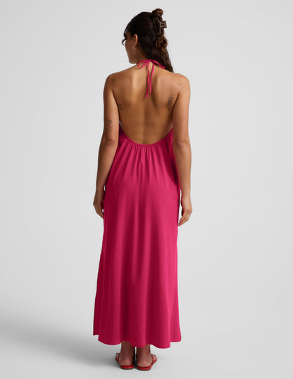Beyond Yoga Go With The Flow Halter Dress