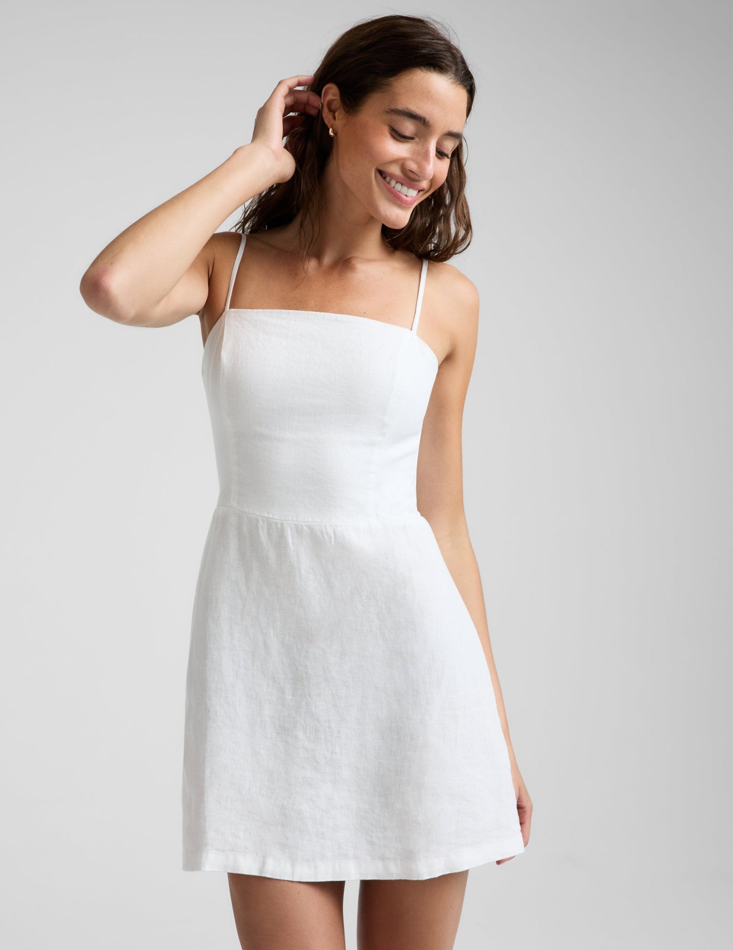 Beyond Yoga SoftWash Linen Seaside Mini Dress