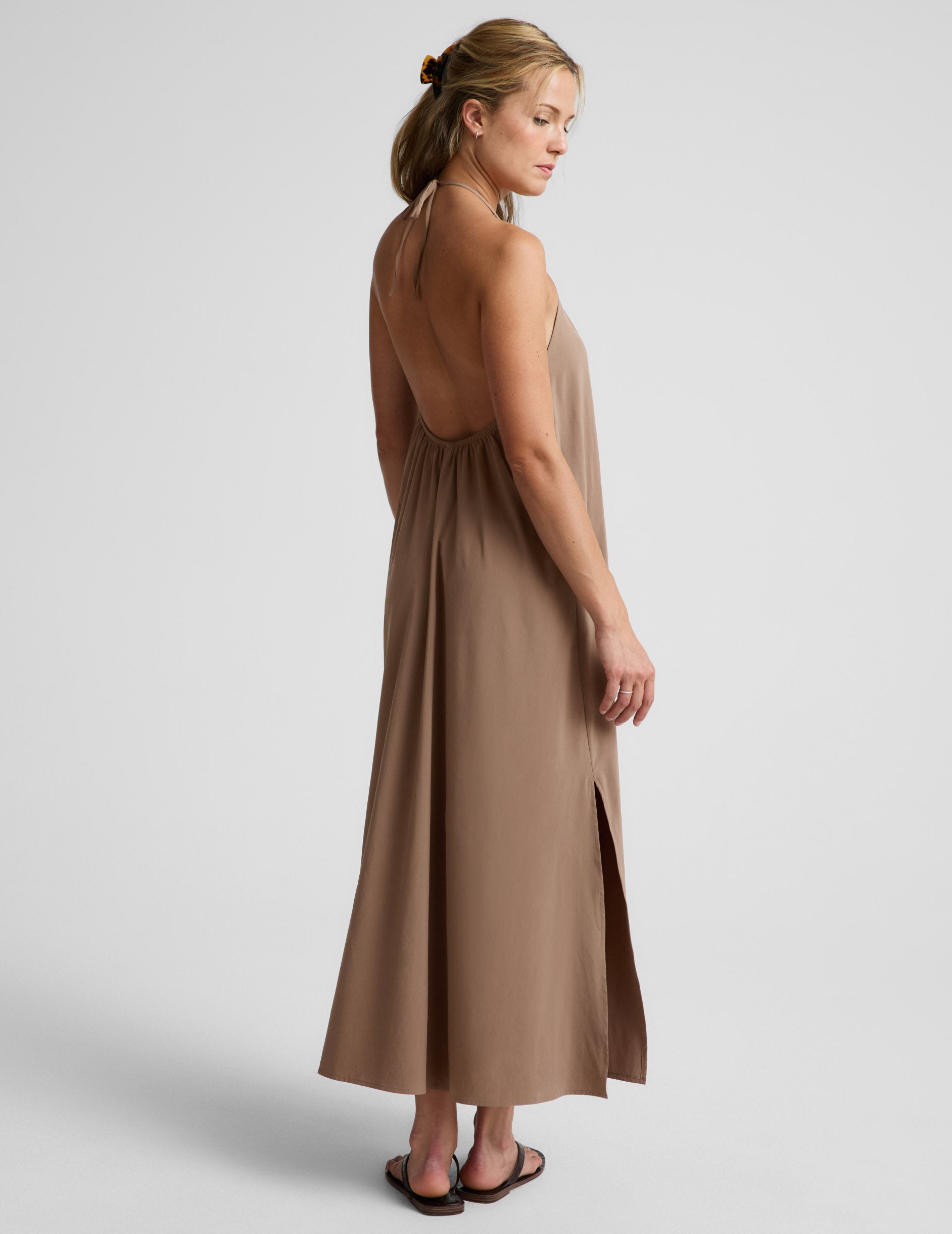 Beyond Yoga Go With The Flow Halter Dress