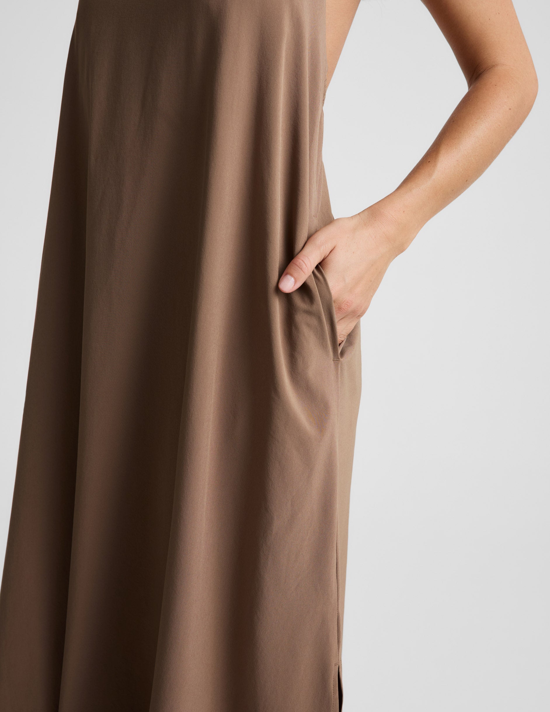 Beyond Yoga Go With The Flow Halter Dress