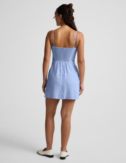 Beyond Yoga SoftWash Linen Seaside Mini Dress