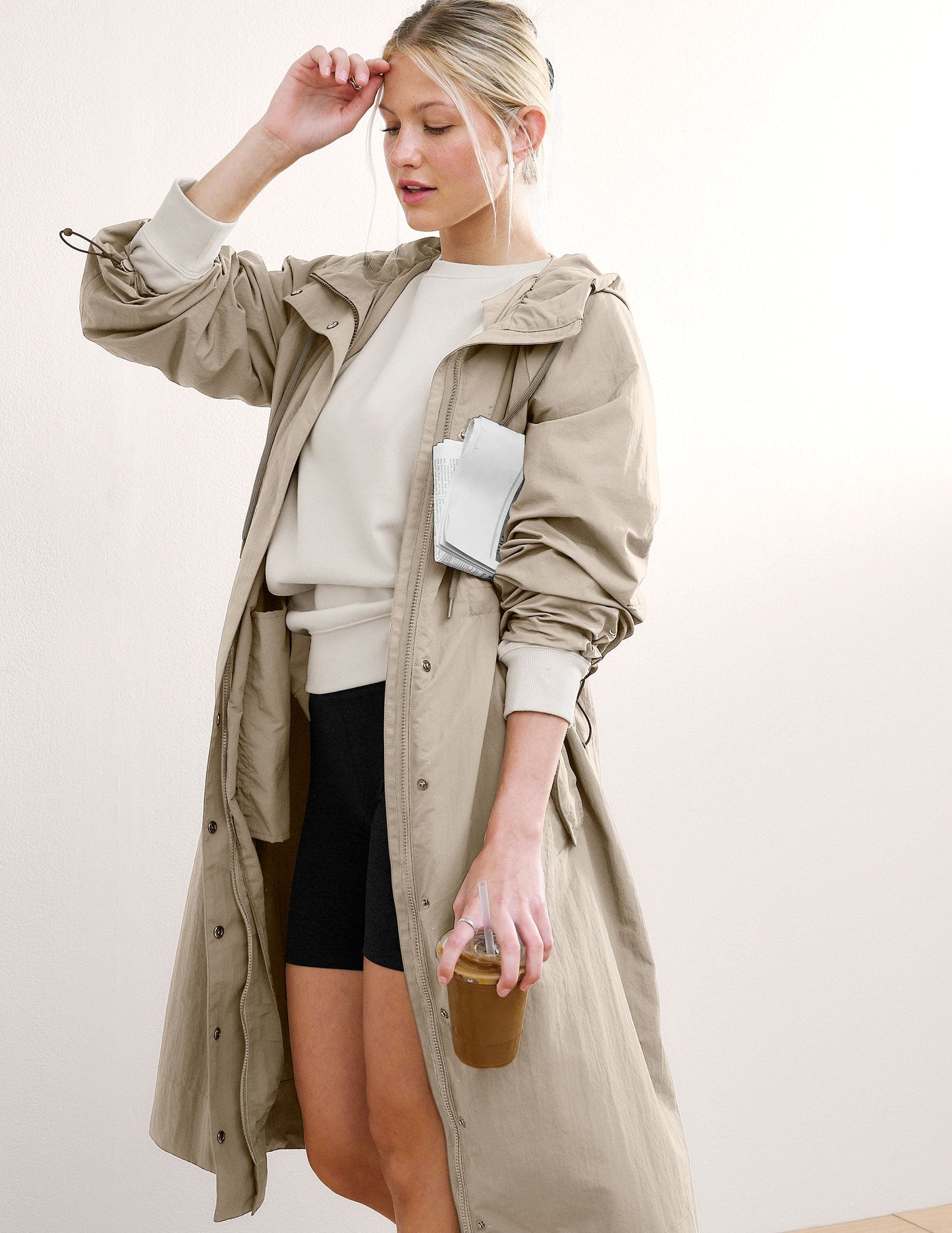 Beyond Yoga En Route Long Jacket