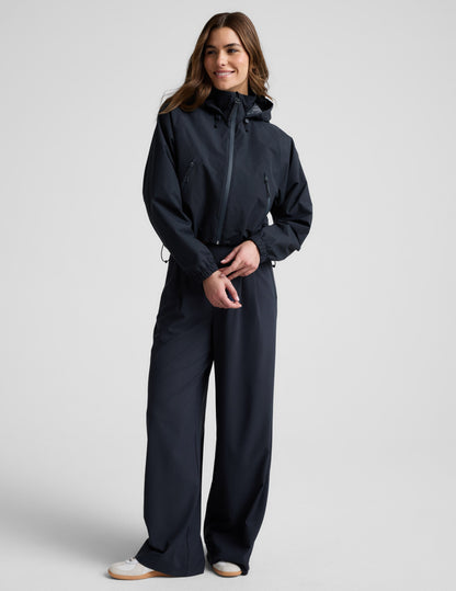 Beyond Yoga Rain Or Shine Adjustable Hooded Jacket