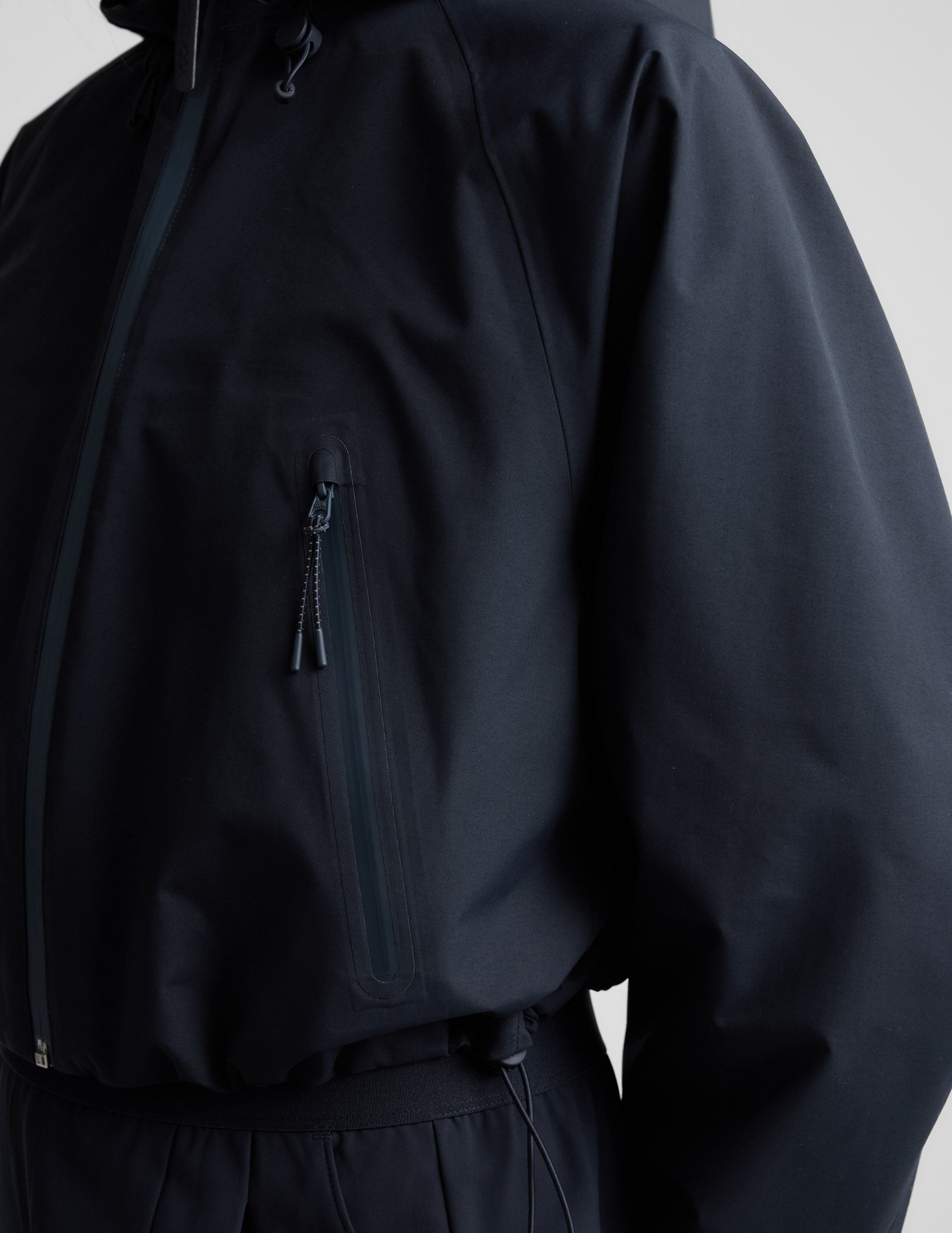 Beyond Yoga Rain Or Shine Adjustable Hooded Jacket