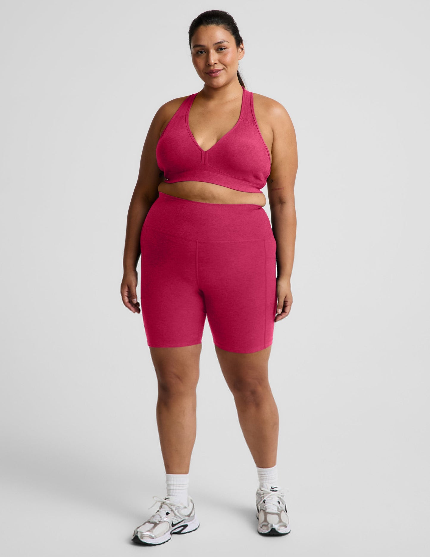 Beyond Yoga Women's Spacedye™ Shorts - Berry Red Heather