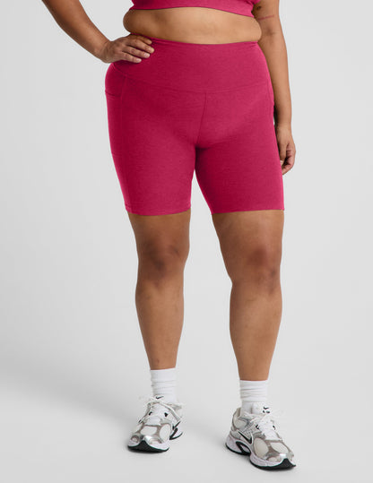 Beyond Yoga Women's Spacedye™ Shorts - Berry Red Heather