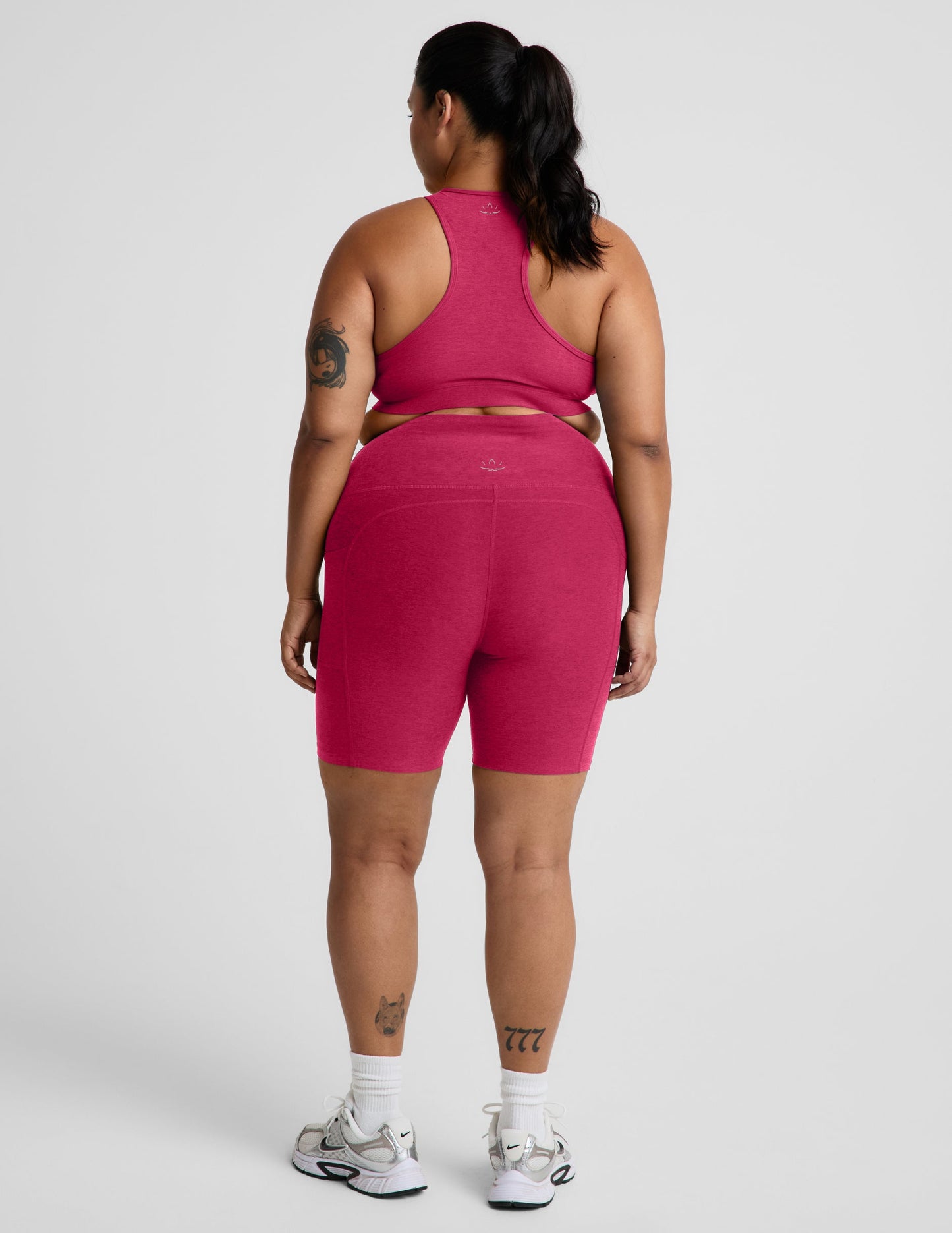 Beyond Yoga Women's Spacedye™ Shorts - Berry Red Heather