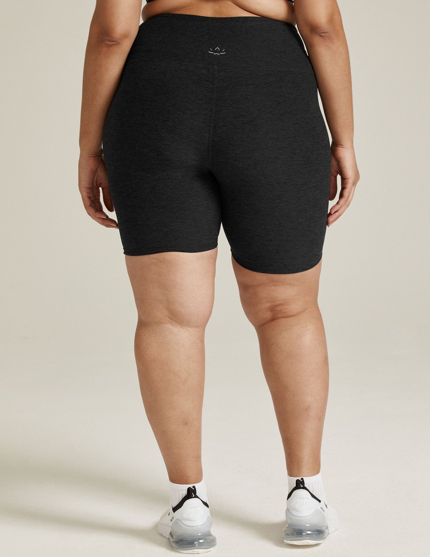 Beyond Yoga High Waisted 7-Inch Spacedye Bike Shorts - Darkest Night