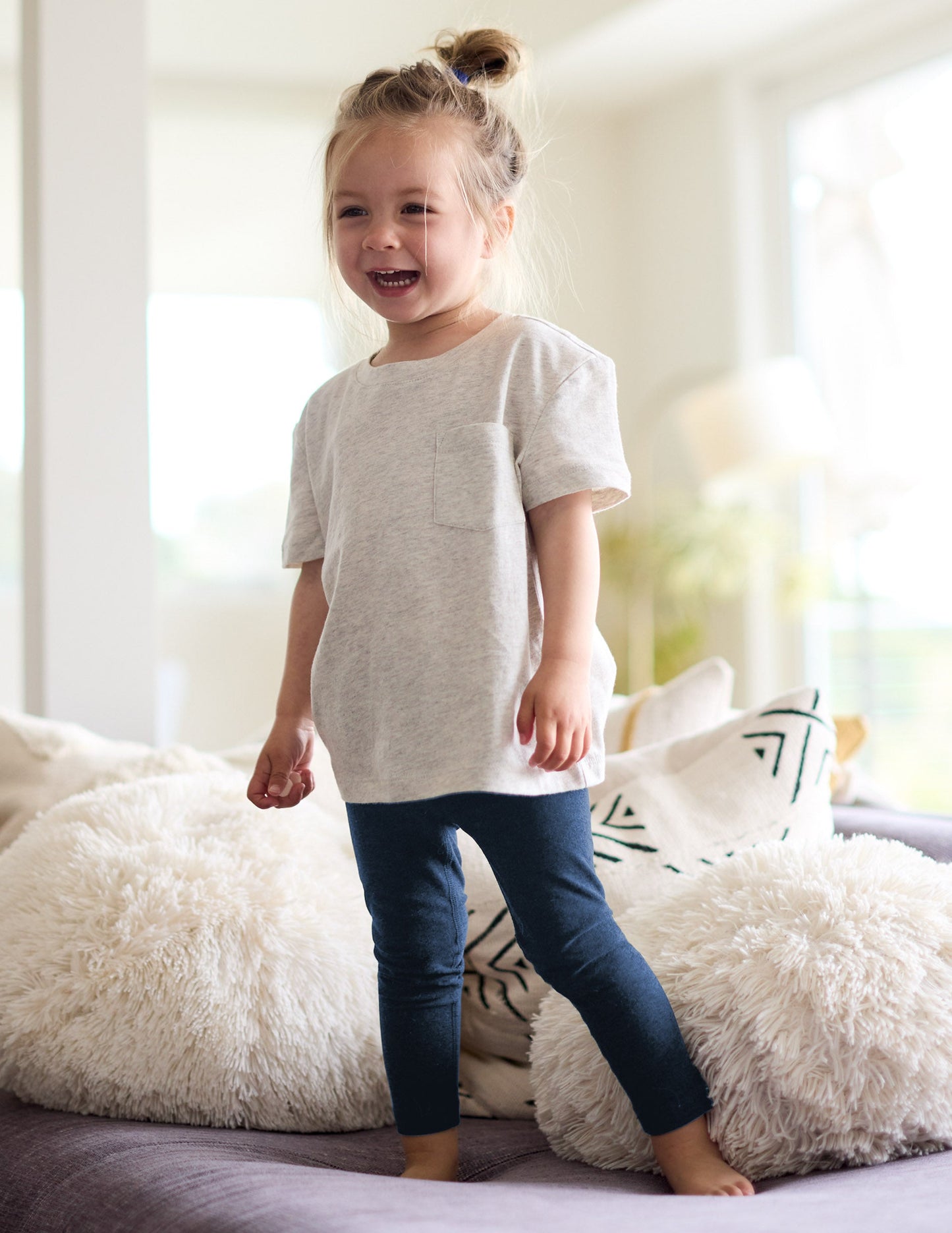 Beyond Yoga Toddler Spacedye™ Leggings - Nocturnal Navy
