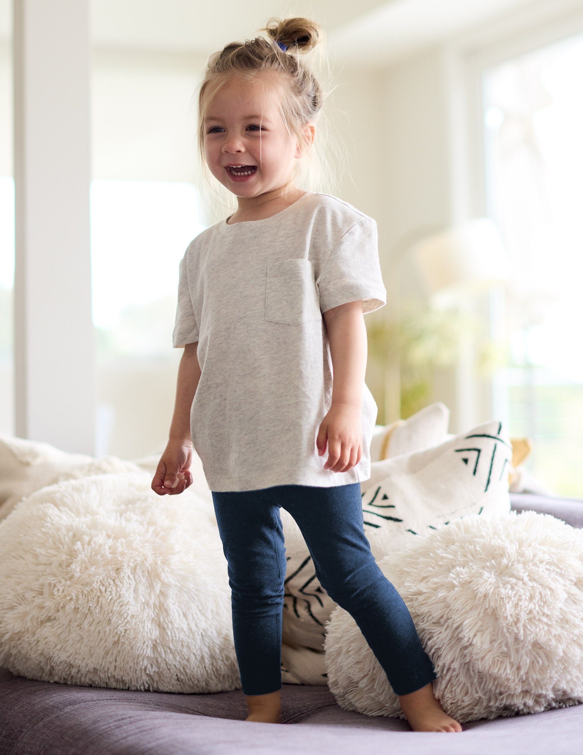 Beyond Yoga Toddler Spacedye™ Leggings - Nocturnal Navy