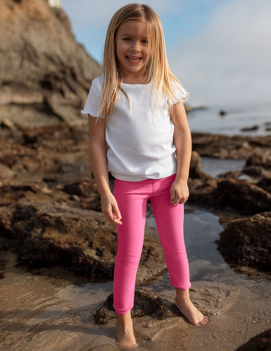 Beyond Yoga Toddler Spacedye Legging - Luscious Pink Heather