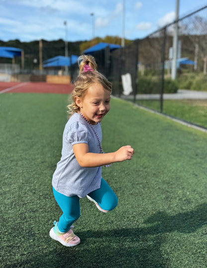 Beyond Yoga Toddler Buttery Soft Spacedye Leggings - Blue